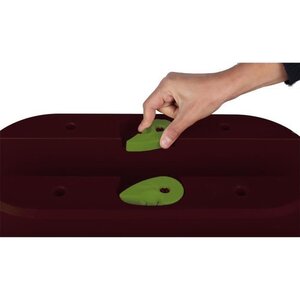 Jardinière Cavaliere 19 5 L - Rouge bourgogne - pour Balcons et Rambardes