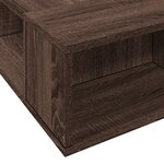 vidaXL Cadre de lit sans matelas chêne marron 90x190 cm