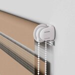 vidaXL Store zèbre marron sable largeur du tissu 115 9 cm polyester