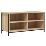 vidaXL Meuble TV Chêne sonoma 100x40x50 cm Bois d'ingénierie