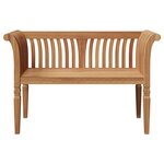 vidaXL Banc 127.5x52x80 cm en bois massif de teck
