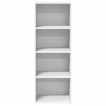 vidaXL Buffet haut blanc 45x41x124 cm bois d'ingénierie