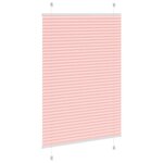 vidaXL Store plissé rose 95x100 cm largeur du tissu 94 4 cm polyester