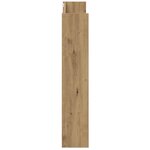 vidaXL Armoire à chaussures murale chêne artisanal bois d'ingénierie