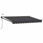 vidaXL Auvent rétractable électrique Anthracite 3 x 2 m