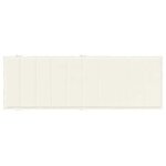 vidaXL Coussin de chaise longue crème mélangé 186x58x4 cm tissu