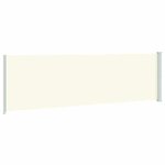 vidaXL Auvent latéral rétractable de patio 180x600 cm Crème