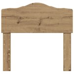 vidaXL Tête de lit Chêne artisanal 100 cm Bois d'ingénierie
