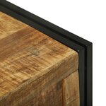 vidaXL Boîte de rangement 80x50x50 cm Bois de mangue brut