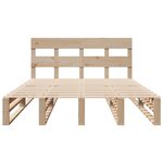 vidaXL Cadre de lit sans matelas 160x200 cm bois massif de pin