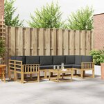 vidaXL Ensemble de canapés d'extérieur 6 pc
