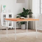 vidaXL Dessus de table 90x90x4 cm carré bois massif de hêtre