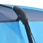 vidaXL Tente de piscine Tissu 500x433x250 cm Bleu