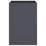 vidaXL Jardinière anthracite 52x48x75 cm acier