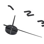 vidaXL Horloge murale 3D Design moderne 100 cm XXL Noir