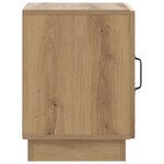 vidaXL Table de chevet Chêne artisanal 43 x 34 5 x 47 cm
