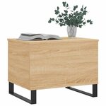 vidaXL Table basse Chêne sonoma 60x44 5x45 cm Bois d'ingénierie