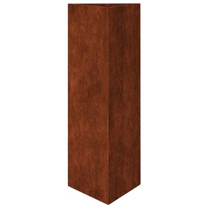 vidaXL Jardinière 30x26x75 cm acier corten