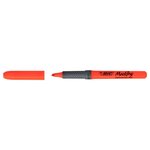 Surligneur HIGHLIGHTER GRIP Pointe Biseau Moyenne Orange x 5 BIC