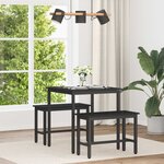 vidaXL Table de salle à manger / Table de repas MÉTAL