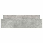 vidaXL Cadre de lit sans matelas gris béton 160x200 cm