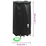 vidaXL Réservoir d'eau avec robinet pliable 380 L PVC