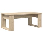 vidaXL Ensemble de tables basses 2 Pièces Chêne Sonoma Bois d'ingénierie