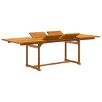 vidaXL Ensemble à manger de jardin 7Pièces bois d'acacia solide textilène