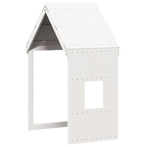 vidaXL Toit de lit pour enfants blanc 60x89x134 5cm bois de pin massif