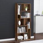 vidaXL Bibliothèque Chêne marron 67x24x161 cm Bois d'ingénierie