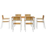 vidaXL Ensemble de salle à manger pour jardin 7 Pièces