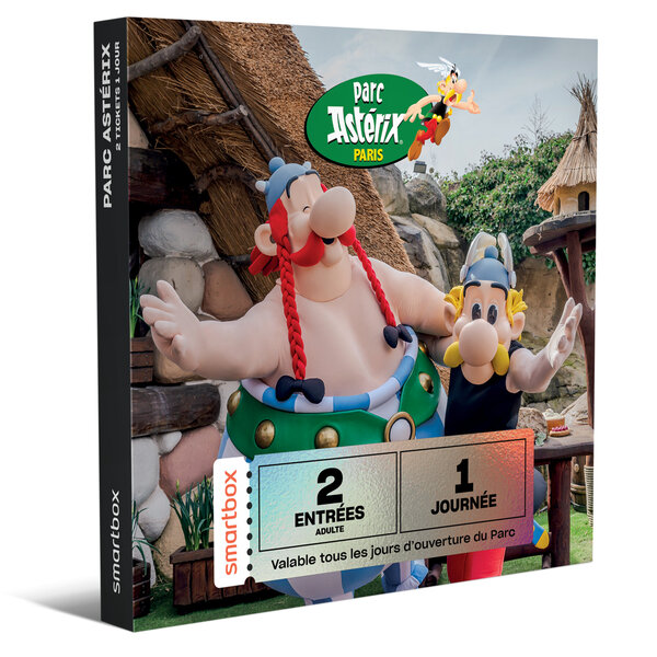 SMARTBOX - Coffret Cadeau Une journée au Parc Astérix en 2026 pour 2 adultes - Multi-thèmes