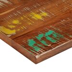 vidaXL Dessus de table 60x50x3 8 cm rectangulaire bois massif récupéré