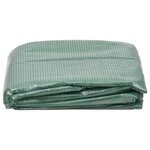 vidaXL Couverture de remplacement serre (6 5025 m²) 255x255x194cm Vert