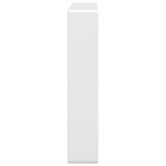 vidaXL Supports d'étagères pour lavabo 2 Pièces blanc rectangulaire acier