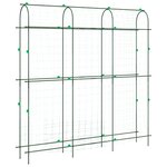 vidaXL Treillis de jardin pour plantes grimpantes 3 Pièces forme en U