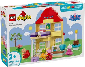 LEGO DUPLO - La fête d'anniversaire de Peppa Pig - 10433 : Un jeu éducatif pour les tout-petits