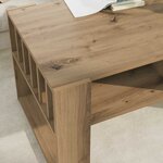 vidaXL Table basse Chêne artisanal 92 x 49 5 x 45 cm Bois d'ingénierie