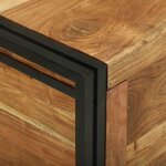 vidaXL Boîte de Rangement 50 x 50 x 50 cm Bois d'acacia massif