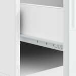 vidaXL Table basse Blanc brillant 49 x 50 x 37 cm Bois d'ingénierie