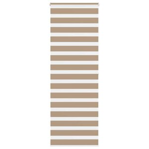 vidaXL Store zèbre marron sable largeur du tissu 70 9 cm polyester