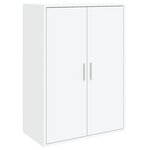 vidaXL Buffets 2 Pièces blanc 60x31x84 cm bois d'ingénierie
