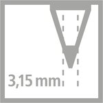 Crayon graphite EASYgraph B droitier orange STABILO