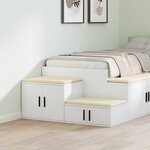 vidaXL Armoire de rangement Blanc 103 x 41 x 40 cm Bois d'ingénierie