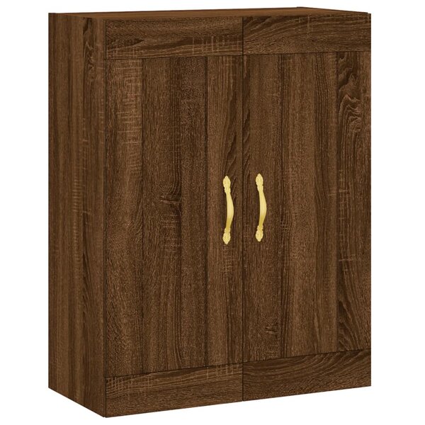 vidaXL Armoire murale chêne marron 69 5x34x90 cm bois d'ingénierie