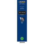 Bandes simple soudure 210 x 40 mm pour timbres-poste. Fond - Noir