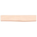 vidaXL Étagère murale 60x10x4 cm bois de chêne massif non traité