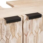 vidaXL Ensembles de salle de bain avec stockage Finition Lavage Blanc