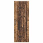 vidaXL Armoire Murale 33 x 34 5 x 90 cm Bois d'ingénierie Bois ancien