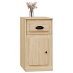 vidaXL Armoire latérale avec tiroir chêne sonoma 40x50x75 cm